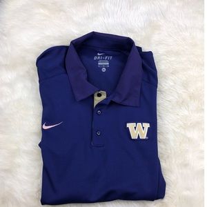Nike UW Huskies PAC-12 Polo Size XL